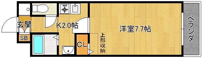 Mプラザ津田駅前十二番館の物件間取画像