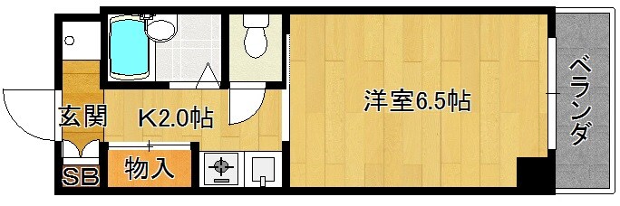 ラフィーネ枚方の物件間取画像