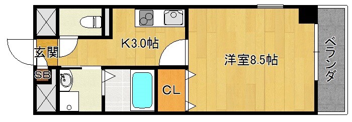 クリザンテェーモの物件間取画像