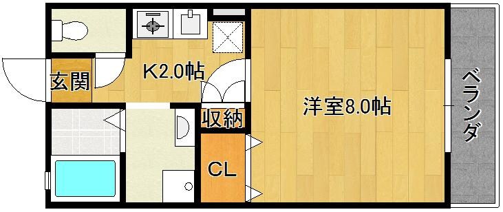 K's houseの物件間取画像