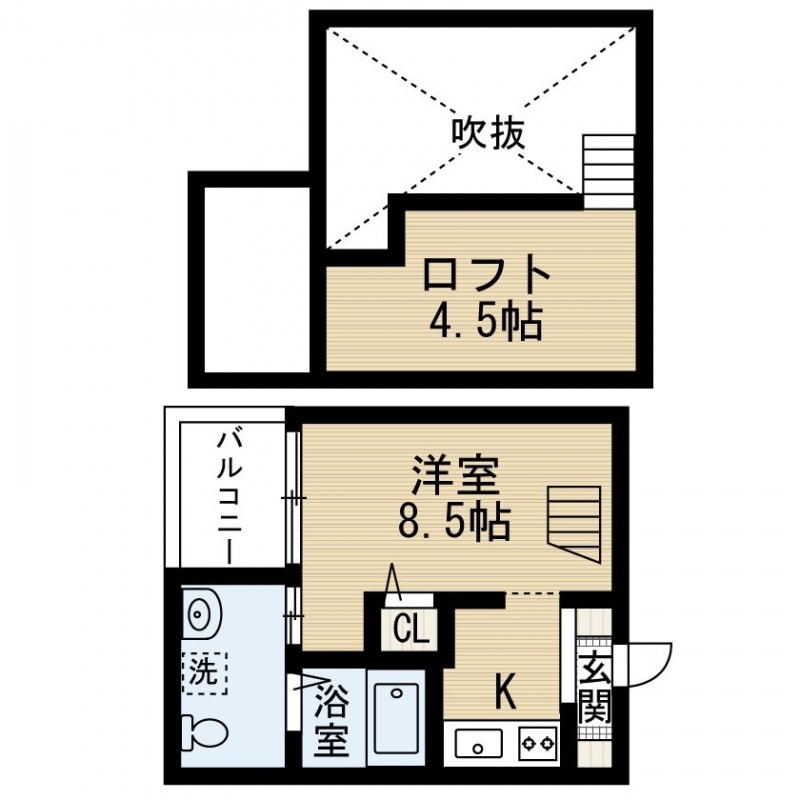 Ｊｅｕｎｅｓｓｅ堀越の物件間取画像