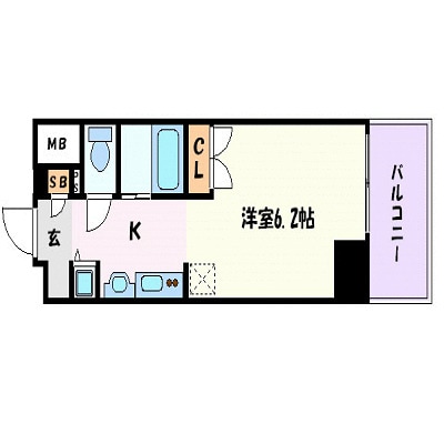 プレミアムコート名古屋金山インテルノの物件間取画像