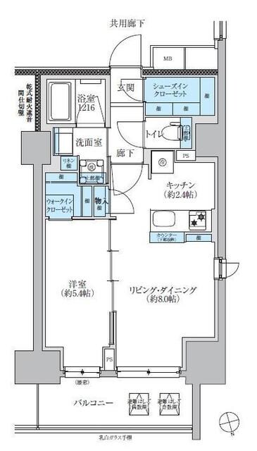 ＴＥＮＡＳ池下の物件間取画像