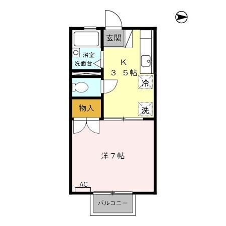 美江寺駅 徒歩29分 1階の物件間取画像