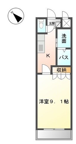 ソルティ１の物件間取画像