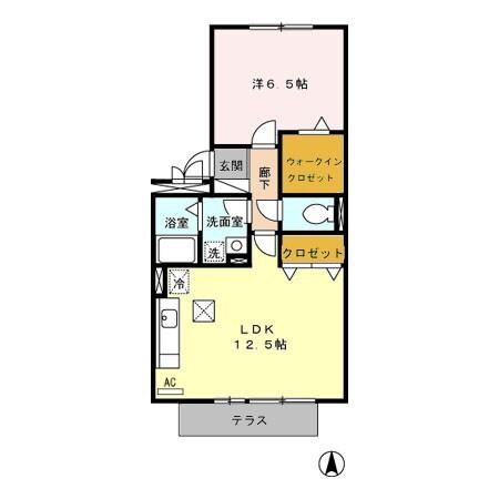 関富岡駅 徒歩20分 1階の物件間取画像