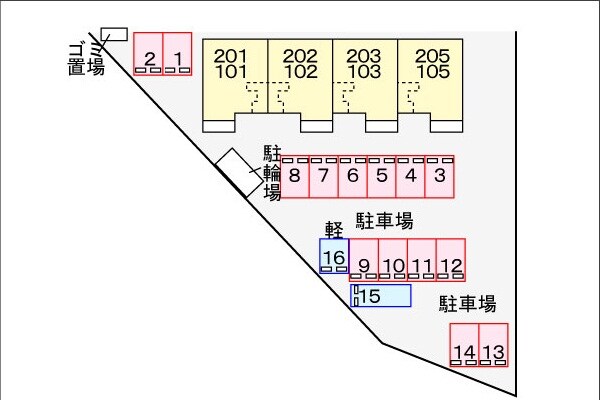 十九条駅 徒歩12分 2階の物件外観写真