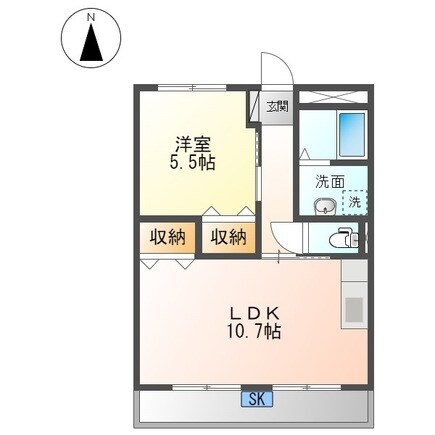 糸貫駅 徒歩50分 1階の物件間取画像