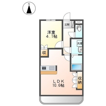 北方真桑駅 徒歩13分 1階の物件間取画像