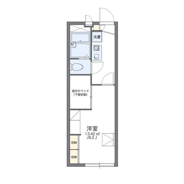 レオパレスWAONの物件間取画像