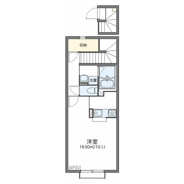 高田橋駅 徒歩32分 2階の物件間取画像