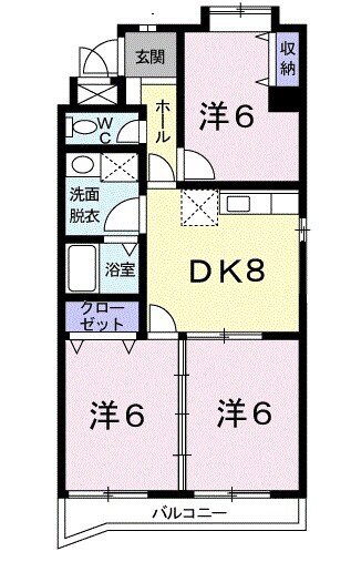 ソシエ２２１の物件間取画像