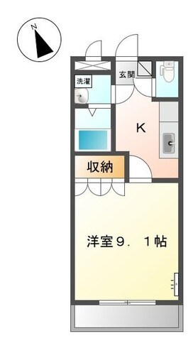 松森駅 徒歩58分 1階の物件間取画像