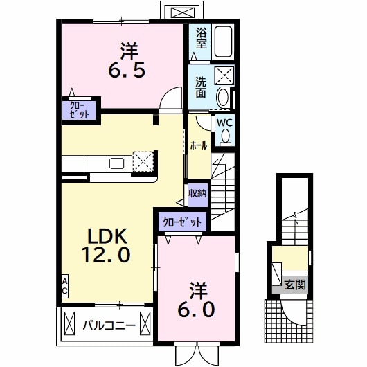 モレラ岐阜駅 徒歩43分 2階の物件間取画像