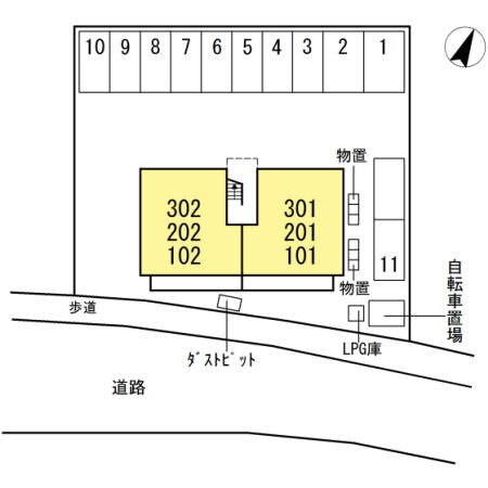 西岐阜駅 徒歩43分 3階の物件外観写真