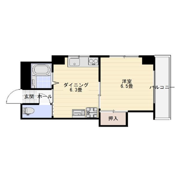 名鉄岐阜駅 徒歩7分 4階の物件間取画像