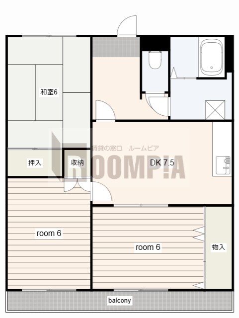 名鉄岐阜駅 徒歩62分 2階の物件間取画像