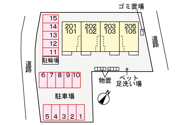 市民公園前駅 徒歩67分 2階の物件外観写真