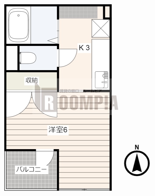 穂積駅 徒歩19分 3階の物件間取画像