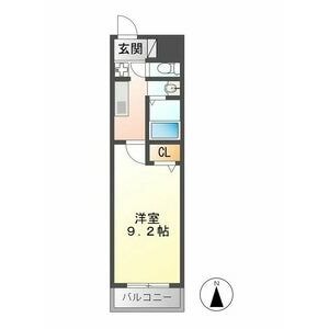 名鉄岐阜駅 徒歩16分 4階の物件間取画像