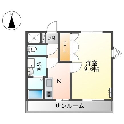 穂積駅 徒歩32分 2階の物件間取画像