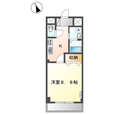 名鉄岐阜駅 徒歩23分 3階の物件間取画像