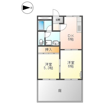 北方真桑駅 徒歩30分 1階の物件間取画像