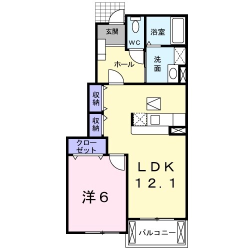 北方真桑駅 徒歩38分 1階の物件間取画像