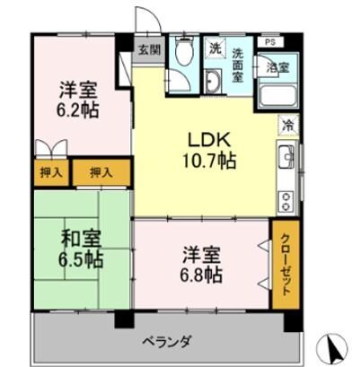 テラスヴェルデ（ＤＷ）の物件間取画像