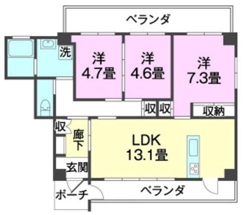 レジデンス　パル（ＴＴ）の物件間取画像