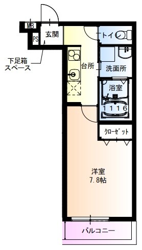 フジパレス俊徳道WESTの物件間取画像