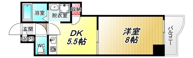 北本町プラザⅠの物件間取画像