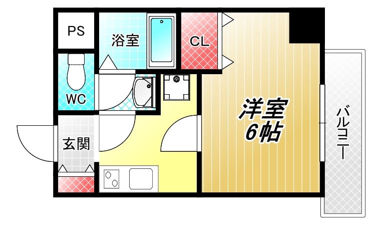 Chance八尾本町の物件間取画像