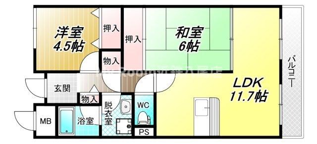 メゾンマルソーの物件間取画像