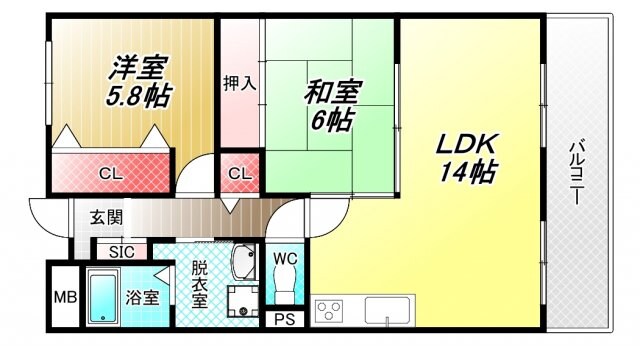 メゾンプチチェリーの物件間取画像