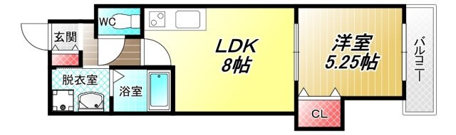 コラッジオ本町の物件間取画像