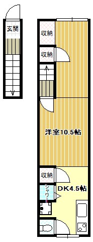 小路東テラスの物件間取画像