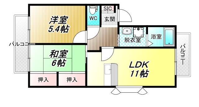 ラークコートの物件間取画像