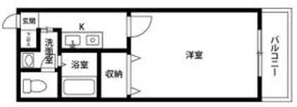 アンプルールフェール寿の物件間取画像