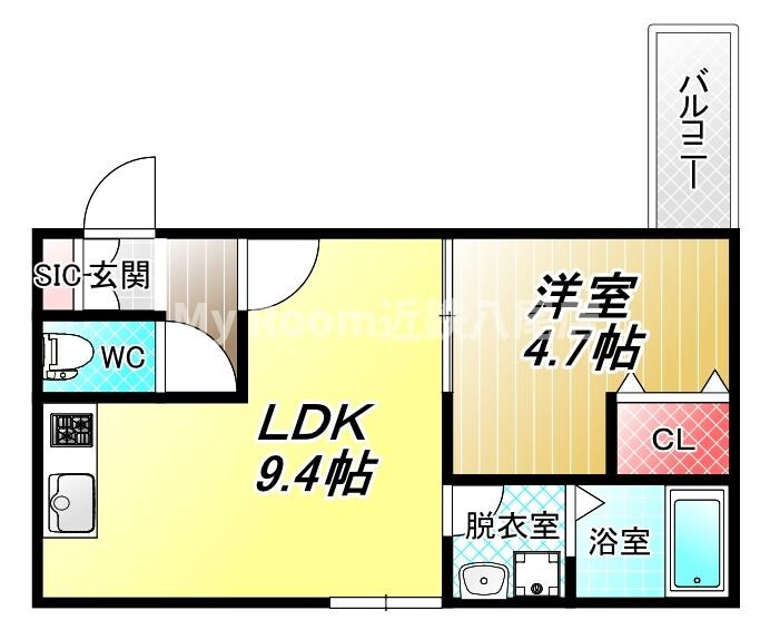 CASA友井の物件間取画像