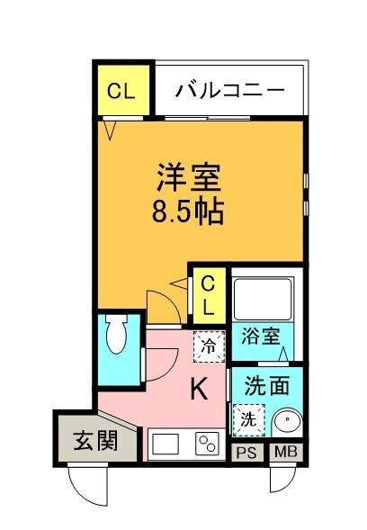 河内小阪駅 徒歩13分 1階の物件間取画像