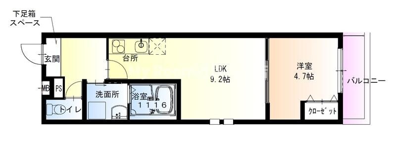 フジパレス弥刀Ⅰ番館の物件間取画像