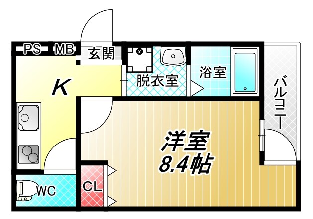 フジパレスJR長瀬の物件間取画像