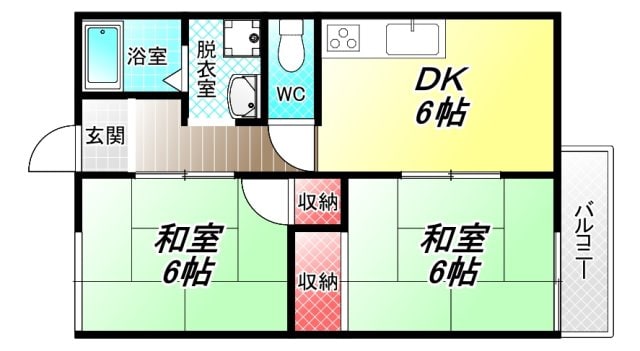 エクセル西山本の物件間取画像