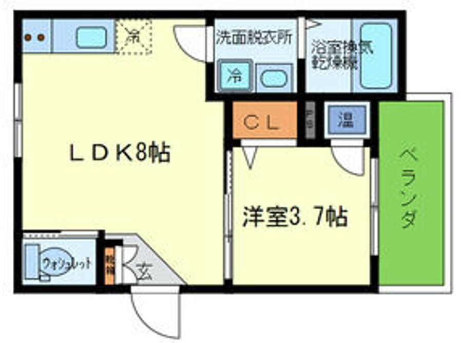 Faseciaグロリアの物件間取画像