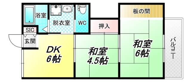 佐久間マンションの物件間取画像