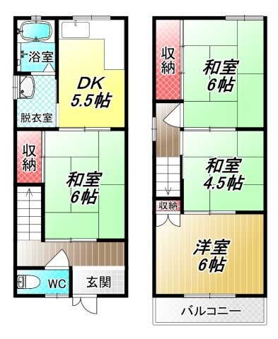 ロッヂｙ三ノ瀬２丁目の物件間取画像