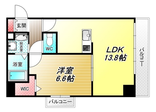 ムーンヒルズ大阪の物件間取画像