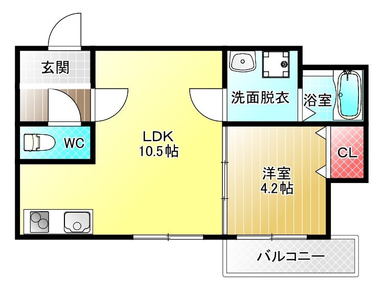 badge tomoi Est Ⅶの物件間取画像