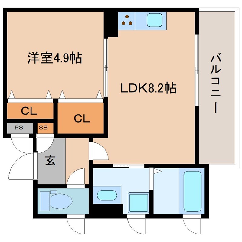 クレアール大久保の物件間取画像